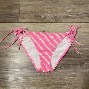 Victoria’s Secret Stripe Bikini Bottom Sz M